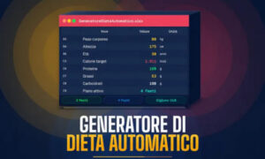Generatore di Dieta Automatico – Edoardo Baldini